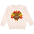 thumbnail image 2 of Inktastic Thanksgiving Day Turkey Football Fan Toddler Sweatshirt, 2 of 4