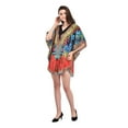 thumbnail image 5 of Gypsie Blu Women Tunics Dress Short 3/4 Sleeves Caftans for Ladies Casual Dresses, 5 of 7