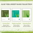 thumbnail image 5 of Aloderma Hydrating Sheet Face Masks with 87% Organic Aloe Vera - 5 pack Moisturizing Facial Masks with Hyaluronic Acid & Bergamot Oil for Nourished, Radiant Skin - Aloe Vera Natural Skincare, 5 of 11