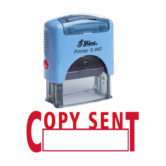 COPY SENT Self Inking Rubber Stamp Custom Shiny Office Stationary Stamp