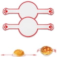 thumbnail image 4 of Qenwkxz 2pcs Silicone Bread Sling Heat Resistant Silicone Bread Baking Mat with Long Handle Non-Stick Dutch Oven Liner Reusable Silicone Bread Baking Mats Round Dough Drop Baking Mat for Home Baking, 4 of 11