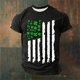 thumbnail image 1 of Tops para hombre, blusas y camisas de manga corta con cuello redondo para hombre, jersey informal con cuello redondo estampado para hombre, pantalones cortos deportivos para fitness, blusa de poliéste, 1 of 4