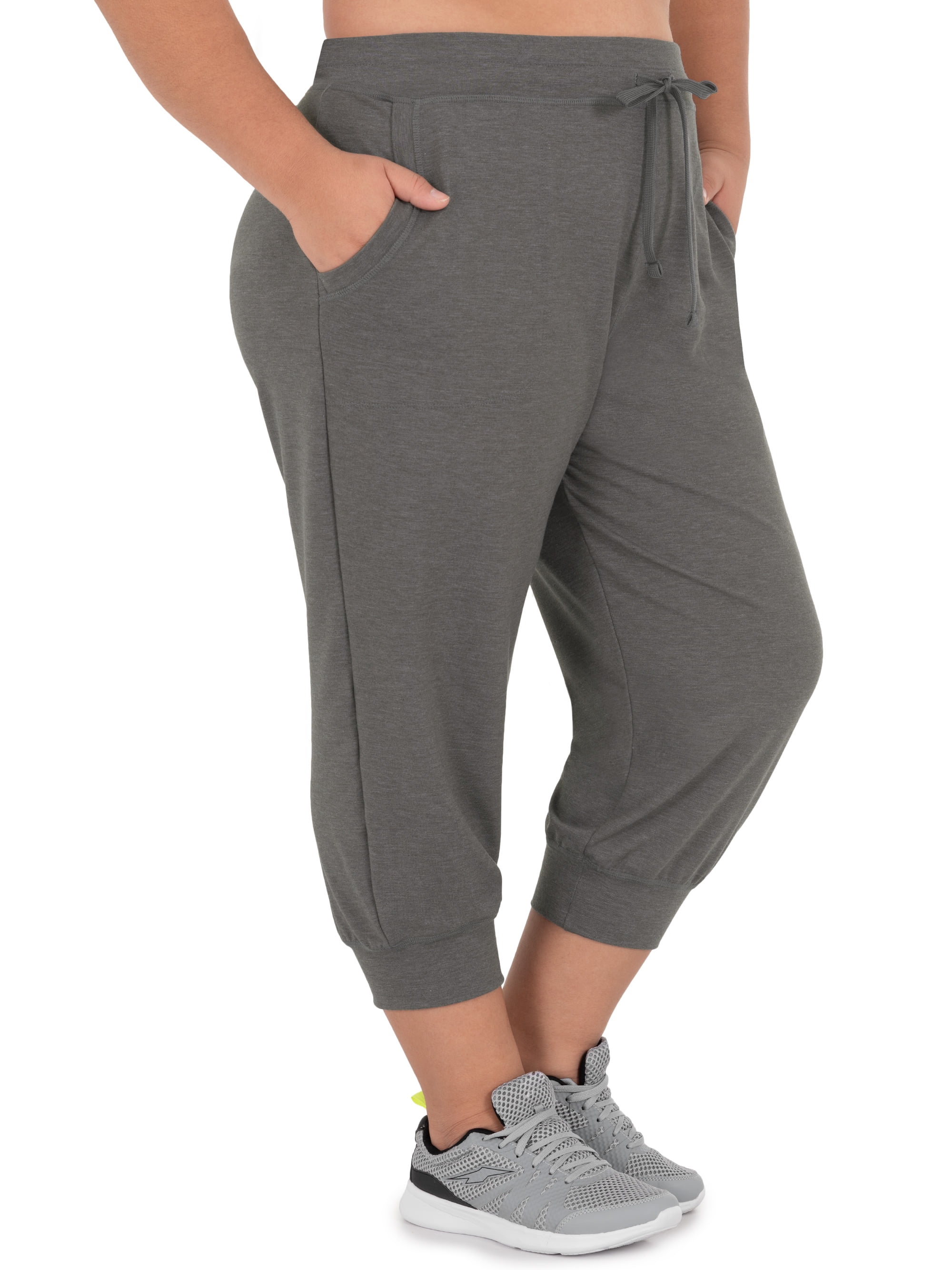 Buy icyzone Women's French Terry Jogger Lounge Sweatpants - Active Capri  Pants for Women Online at desertcartSeychelles
