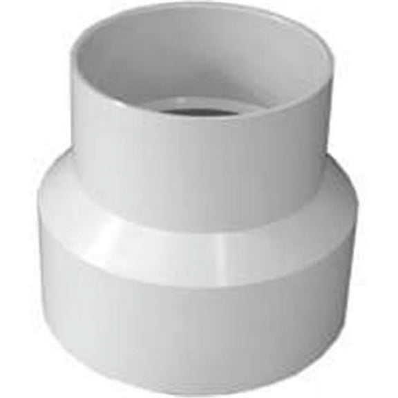 Genova Products Styrene Reducing Coupling 4 Inch to 3 Inch - PVC - 4" x 3"