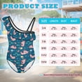 thumbnail image 7 of Uorisanigo Cute Axolotl Girls One Piece Swimsuits Ruffle Halter Bathing Suit Size 3-4 Quick Dry Polyester and Spandex Swimwear for Beach Pool, 7 of 7