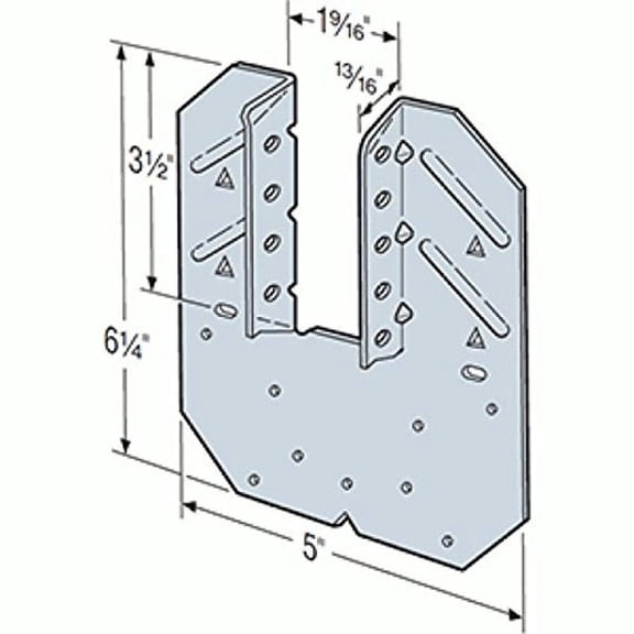 Simpson Strong Tie H10ASS 18-Gauge Steel Hurricane Tie
