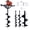 Black 3, variant on 33CC Portable Garden Spraying Machine, 2-Stroke 1.5HP Gas Powered Agricultural Mist Duster Backpack Sprayer for Field Spraying and High Pressure Cleaning