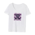thumbnail image 3 of Camiseta básica para mujer, transpirable, ajuste regular, cuello redondo, para viajes de oficina SG, 3 of 7