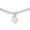 Grey, variant on Womens Solid Link Heart ID Bracelet Charm Sterling Silver Italy