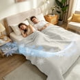 thumbnail image 5 of Cotton Blanket for Bed - Cooling Breathable and Lightweight, Soft Cozy Textured Herringbone Woven Summer Blanket for Home Decor, 5 of 5