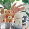thumbnail image 2 of 2Pcs Cute Plush Bears Keychain, Kawaii Fluffy Stuffed Animals Keyring Pendant, Furry Purse Backpack Handbag Charms, 2 of 5