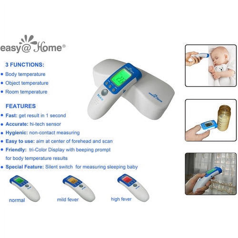 Easy Home NCT-301 Non-Contact Infrared Thermometer for Accurate Body & Surface Temperature