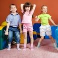 thumbnail image 4 of 15 Pairs Toddler Socks Kids Socks Girls Crew School Athletic Mid Calf Dress Socks for Children 1-13 Years, 4 of 5