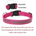 thumbnail image 3 of Customized personalized dog ID collar embroidered pet name phone collar, 3 of 5