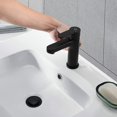 thumbnail image 1 of Black Basin Faucet With Pull Out, Basin Mixer Tap With Cold & Hot Water, Basin Faucet With Neopepl Removable Bubbler And Ceramic Valve, Chrome, Easy C, 1 of 3