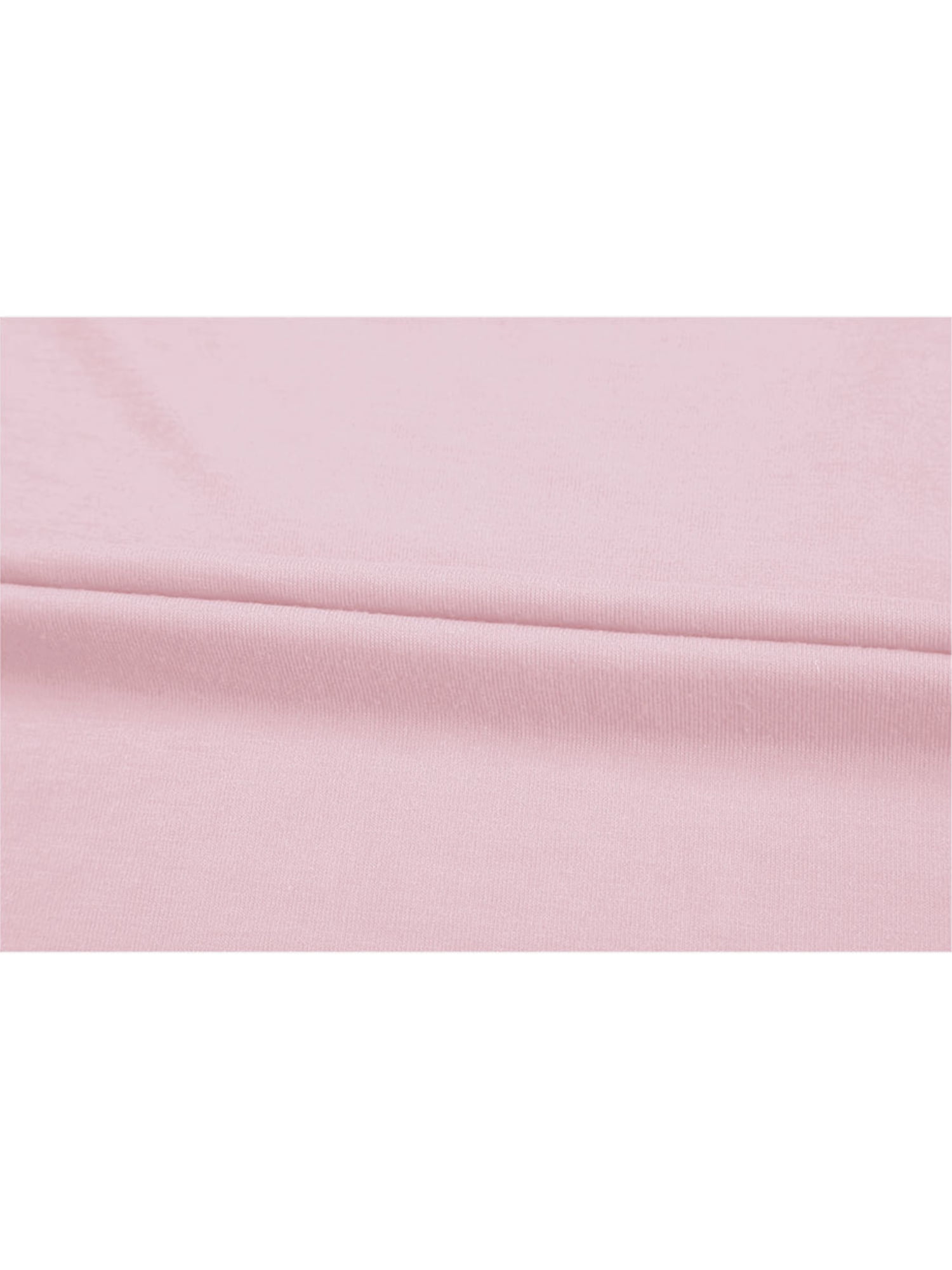 Unique Bargains Men's Pullover Lightweight Long Sleeve Top Turtleneck T-Shirt 34 Pink
