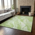 thumbnail image 6 of Addison Rugs Mayfield Washable Transitional Waves Aloe Rectangle Rug, 10' x 14', 6 of 6
