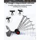 thumbnail image 5 of Yeshouse Pala quitanieves resistente con ruedas, cuchilla de acero ajustable, empujador manual ideal para limpiar nieve en entradas de vehículos y aceras sin dañar la espalda, 5 of 8
