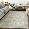 thumbnail image 3 of Mark&Day Area Rugs, 9x12 Sandiacre Traditional Dark Green Area Rug, Green White Carpet for Living Room, Bedroom or Kitchen (8'10" x 12'), 3 of 7