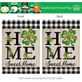 thumbnail image 3 of St Patricks Day House Flag 28x40 Inch Double Sided Large Burlap Holiday Home Sweet Home Flag for Outside Yard, 3 of 6