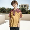 thumbnail image 2 of TAIAOJING Garçon Fille T-Shirts Polyvalents Crème Glacée Imprimée Manches Courtes Col Rabattu T-Shirts Stylés Haut à Fermeture Éclair Coupe Décontractée Léger Tenue Quotidienne, 2 of 7
