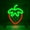Strawberry, variant on UPONRAY Flower Desktop Neon Signs, 7.9"*7.9" Dimmable & USB-Powered LED Neon Light, Stylish Desktop decoration for Bed Room, Living Room, Baby's Room, Bar, Party
