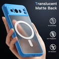 thumbnail image 5 of JETech Magnetic Case for Google Pixel 8 Pro 6.7-Inch 2023, Compatible with MagSafe, Translucent Matte Back Shockproof Phone Cover (Bay), 5 of 6