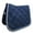 Blue, variant on Horse Riding Quilted Cotton Saddle Pad Ergonomically Shaped Saddle Pad - Blue