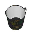 thumbnail image 5 of Uemuo Mardi Gras Carnival Pattern Circular Laundry Hamper Basket with handles,Collapsible laundry basket,Large capacity laundry hamper,Laundry Organizer-Medium, 5 of 8
