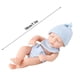 thumbnail image 3 of Xihbxyly Ofertas Del Día Ofertas Relámpago Muñeca Reborn 18 Cm, Simulación, Babero para Bebé, Juguete de Goma Suave para Cambiar, Regalo, 3 of 7