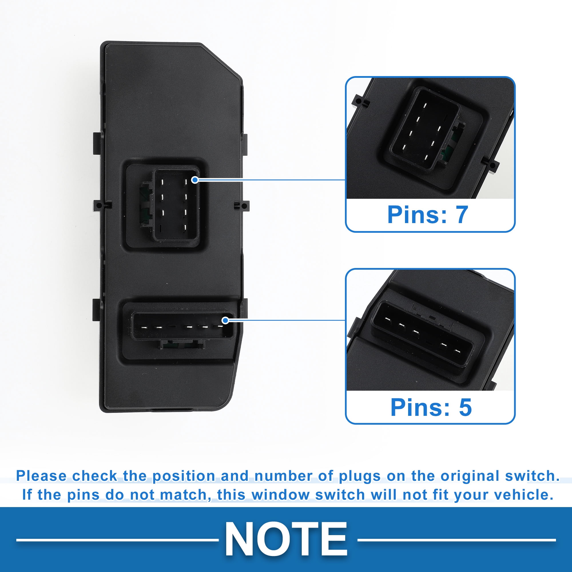 Unique Bargains Power Window Switch Window Control Switch for Buick Lacrosse 2005-2008