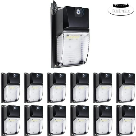 

12 Pack LED Wall Lights with Dusk to Dawn Photocell Sensor