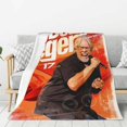 thumbnail image 2 of Bobs Music Seger Flannel Blanket Air Conditioning Blanket Nap Blanket Sofa Throw Blanket Throw Blankets 80"X60", 2 of 6