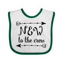 Inktastic Baby New to the Crew Arrows Boys or Girls Baby Bib