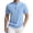 Sky Blue, variant on Men's Henley Short Sleeve Shirt Breathable Moisture Wicking Tee Cotton Soft Business Casual Summer Tops