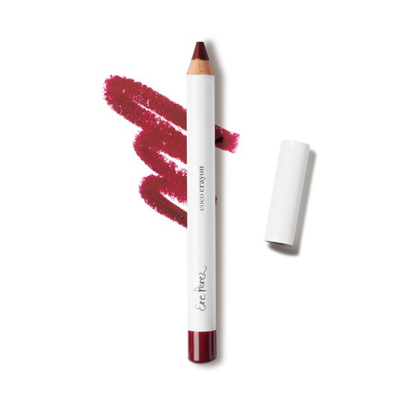 Ere Perez - Color de labios hidratante Natural Coco Crayon | Belleza limpia vegana y libre de crueldad (Rebel 0.01 oz | 3 g)