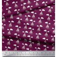 thumbnail image 2 of Soimoi Poly Georgette Fabric Cloud,Fish & Yacht Nautical Print Fabric by Yard 52 Inch Wide, 2 of 3