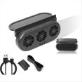 thumbnail image 1 of Ventilador de Escape Automóvil con Energía Solar Ventilador de Enfriamiento Automóvil Eléctrico 3 Cabezales Ventilador de Ventana Carga USB Radiador de Asiento Trasero Delantero A, 1 of 5