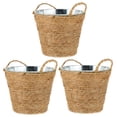 thumbnail image 1 of EeaseCA 3pcs Iron Buckets Flowerpot Planter Gardening Plant Pot with Hemp Rope Handle, 1 of 7