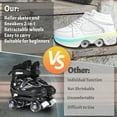 thumbnail image 4 of Children's Roller Skates, Shoes with Wheels for Men and Women, Roller Skates and Sports Shoes can be Switched Freely with one key, Suitable as Christmas and Birthday Gifts, 4 of 7