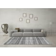 thumbnail image 3 of Ahgly Company Indoor Square Abstract Gray Modern Area Rugs, 6' Square, 3 of 4