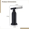 thumbnail image 4 of Professional Butane Torch with Safety Lock, Portable Culinary Blow Torch for Kitchen, Adjustable Flame Control, Refillable Cooking Torch with Stand, Blue Flame Heat Gun, 4 of 5