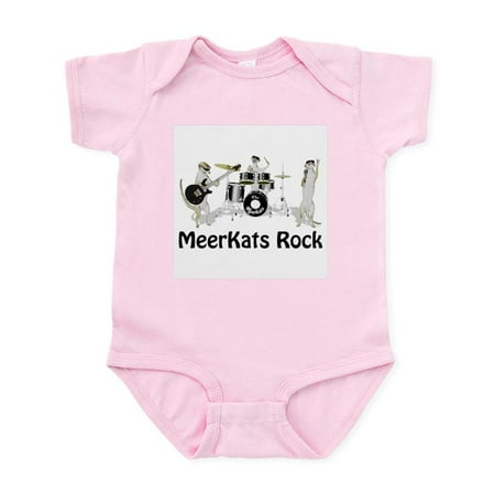 

CafePress - Meerkats Rock Infant Bodysuit - Baby Light Bodysuit Size Newborn - 24 Months