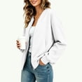 thumbnail image 3 of Otvok Loose Zip‑Up Sweatshirts Coat, Womens Baseball‑Collar Long‑Sleeve Casual Jacket, 3 of 7