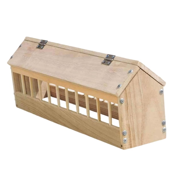 Comedero para palomas, dispensador de comida para aves, contenedor para reducir el desperdicio de alimento para aves de corral. 60 centímetros