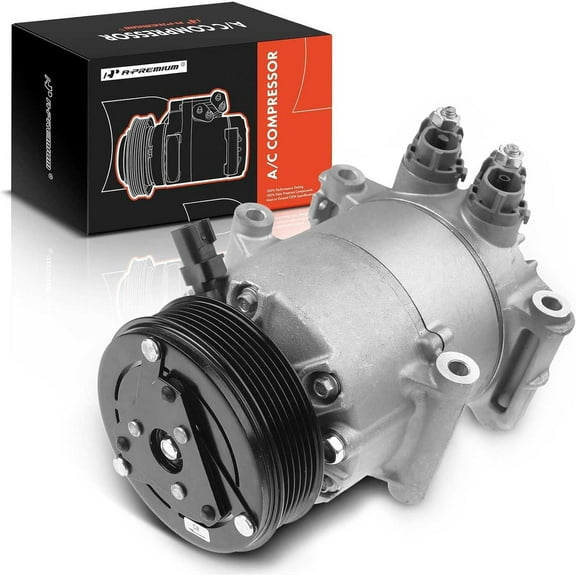 A-Premium AC Compressor with Clutch Compatible with Ford Fiesta 2014-2019 Fiesta Ikon 2014-2015 L4 1.6L