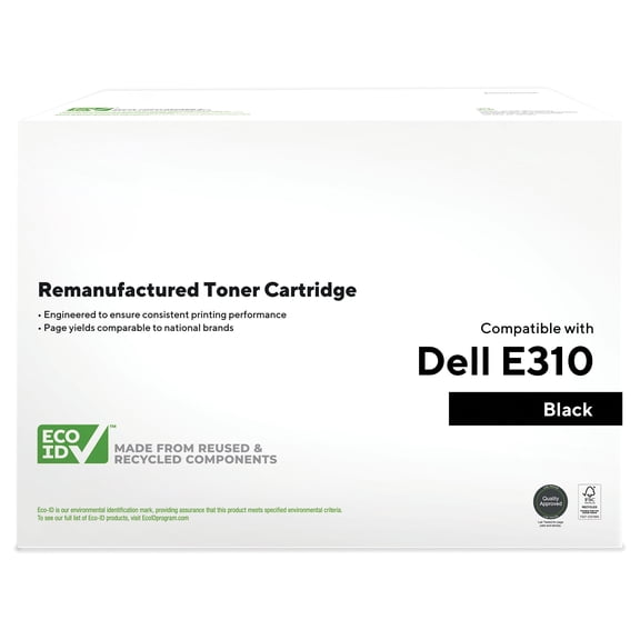 Remanufactured HITOUCH BUSINESS SERVICES Black High Yield Toner Cartridge Replacement for Dell