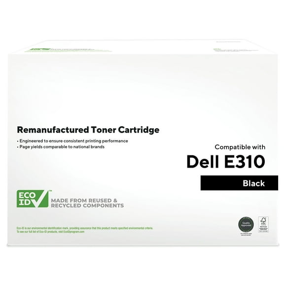 Remanufactured HITOUCH BUSINESS SERVICES Black High Yield Toner Cartridge Replacement for Dell