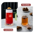 thumbnail image 5 of Uxcell Set of 6 Round Drink Coasters with Holder, 4" Silicone Coaster for Drinks Non-Slip Cup Coaster Heat Resistant Glass Cushion for Bar Kitchen Office Decor, Brown(Pentagon), 5 of 7