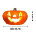 thumbnail image 3 of LEFXSMR Pumpkin Light, Glowing Large Plastic Pumpkin Decor with Led Lights, Waterproof Halloween Light for Yard Garden Outdoor Indoor Decor, 3 of 7
